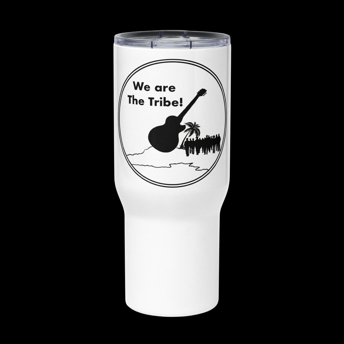 Travel mug with a handle